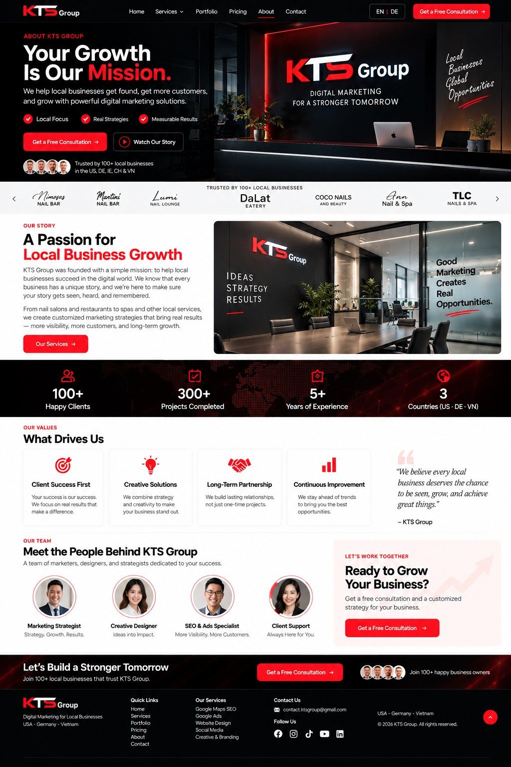 KTS Group brand office concept